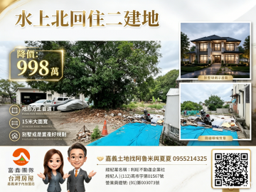 嘉義農建地買賣 水上北回住二建地