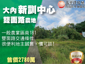 大內新訓中心旁農地 佳里買房買地