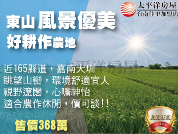 東山風景優美農地 佳里買房買地
