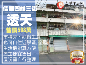 果菜市場旁低總價需整理店住 佳里買房買地