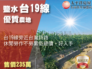 鹽水台19線旁小農地 佳里買房買地