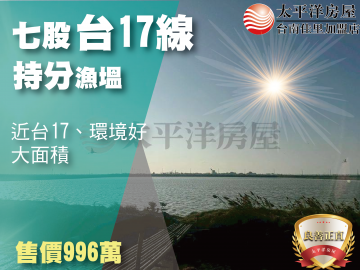 七股台17旁持分漁塭 佳里買房買地