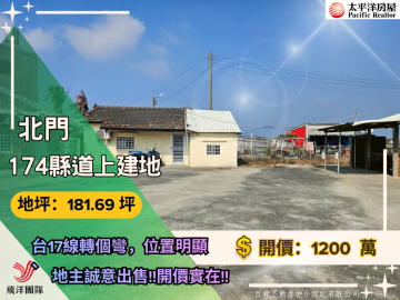 北門174縣道上建地｜台南佳里農地