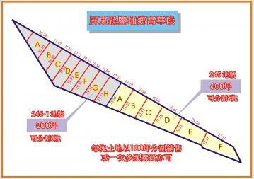 屏東鹽埔100坪方正平坦路邊農地