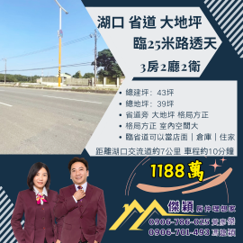 湖口省道大地坪透天B 湖口土地買賣傑穎房仲