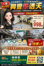 鄰興豐路商圈與介壽路更寮腳商圈.八德興豐路超值購天 八德捷運買房