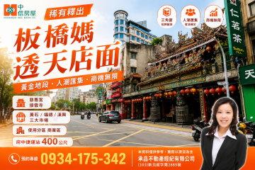 新北桃園廠房 ⭐稀有 ㊣ 府中路雙併透天店面⭐面寬８米⭐