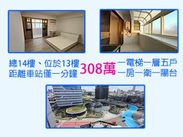南漂房仲歐爸 高雄車站高樓景觀捷運套房