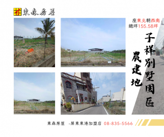 子祥別墅園區農建地 東港買房推薦