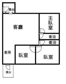 彰化透天推薦 北斗採光佳3房平車華廈