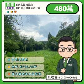 苗栗高鐵地產 苗栗卓蘭双連農地