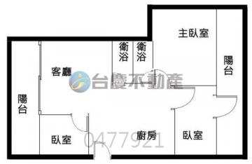  高雄市大寮區中庄江山路整新公寓三房