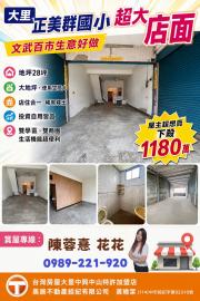 大里買屋推薦  大里美群國小臨路金店