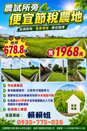 大里透天店面 農試所旁便宜節稅農地