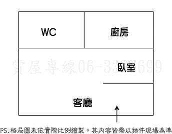 台南東區成屋 東區國家新境高樓景觀整新小資套房
