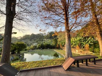 新竹大樓推薦 北埔六塘 面落羽松湖景秘境 湖邊超美農地