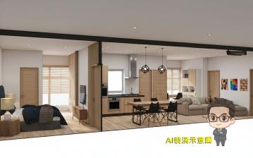 竹北買房推薦 遠百商圈松下新宿次頂樓 無限視野毛坯屋