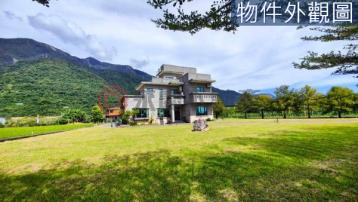 花蓮房地諮詢 花蓮近郊大片綠意前庭與群山相伴農舍