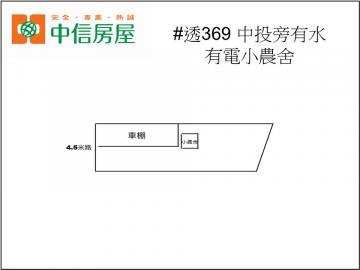 南投土地專家 透369 農舍 中投旁 休閒使用 有水有電