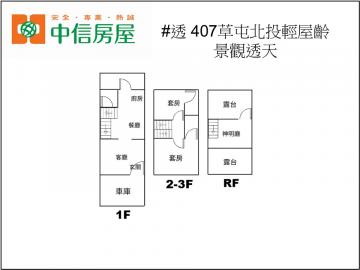 南投土地專家 透407 視野無障礙 輕屋齡 四套房 交通便利