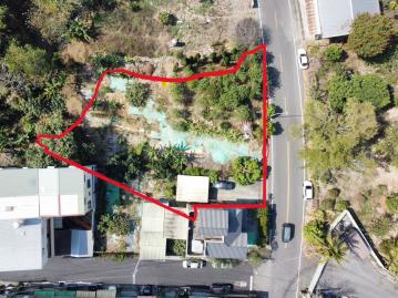 嘉義透天大樓 【梅山國中旁｜稀有雙面路大地坪美建地】