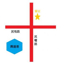 高雄店面三角窗 興達港興達國小旁八米路上住三建地4