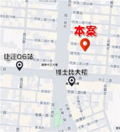 高雄店面三角窗 信守街超大面寬金店面G3店鋪