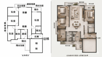 岳哥房產觀察室 秀朗橋捷運稀有四房｜百年好合｜比鄰冠德商城．高投報潛力