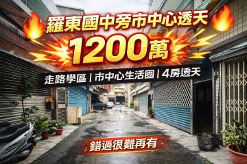 宜蘭房仲一哥 正羅東國中旁機能透天