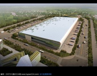 工業廠房土地 面寬100米方正工業廠房