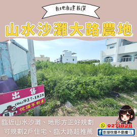 山水沙灘大路農地　★澎湖房地產★土地房屋買賣租賃