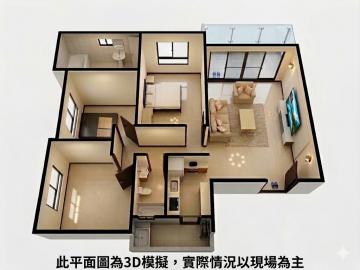 【13期旁指標首選】登陽中山苑｜正三房B1平車｜雙鐵共構捷運宅