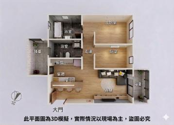 絕版格局！《鳳止高梧》美裝潢2房平車｜雙衛浴開窗