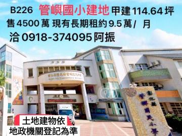 鹿港建地管嶼國小角建地E226