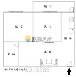 近自強夜市 溫馨裝橫兩房 帶上行李直接入住 左營房市專家