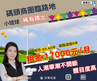 小琉球碼頭商圈臨路地 琉球房地女神